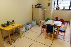 Salas especializadas foram montadas para atender crianças no Fórum de Bangu
