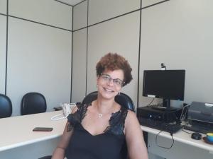 A juíza Leidejane Chieza Gomes da Silva, dirigente do 10º NUR