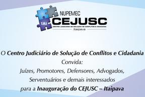O CEJUSC funciona como uma central que visa buscar o entendimento entre as partes através da mediação